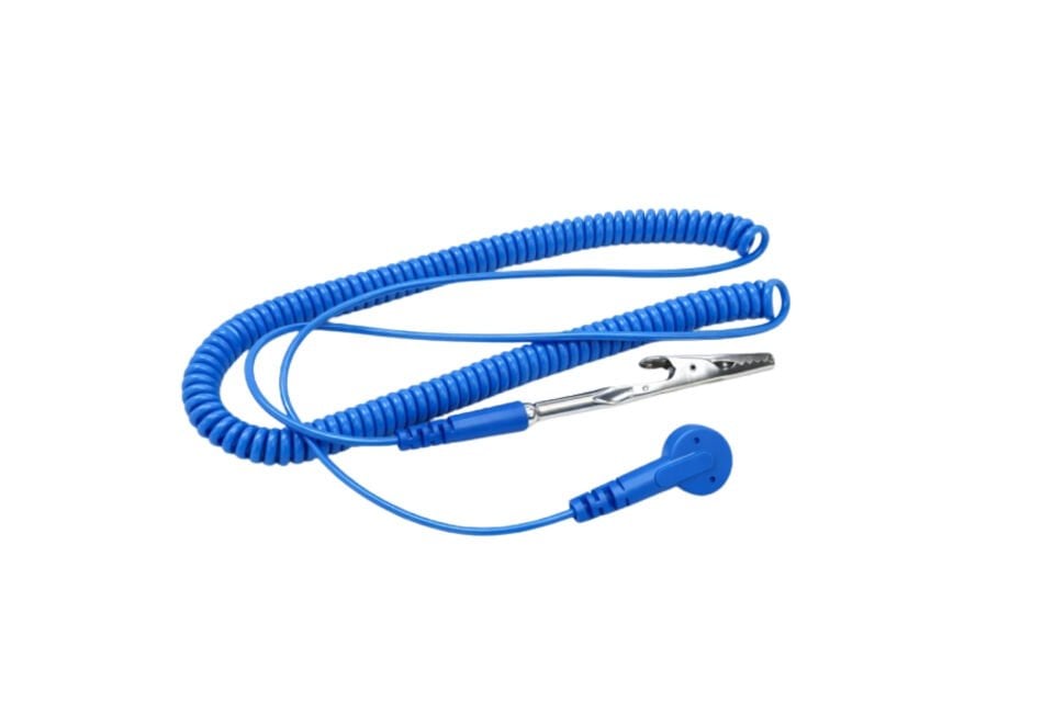 Antistatik ESD Bileklik Kablosu 10mm Kopça – 4mm Banana