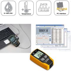 Cem DT-172 Sıcaklık ve Nem Kayıt Cihazı