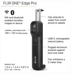 Flir One Edge Pro Termal Kamera 160×120
