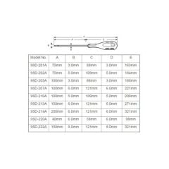 Proskit 9SD-201A Düz Tornavida