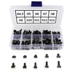 200 Adet 6x6mm Tact Buton Set