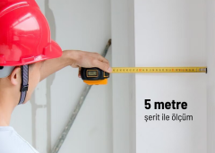 Sndway SW-TM60A Lazer Mesafe Ölçerli Şerit Metre 60m + 5m