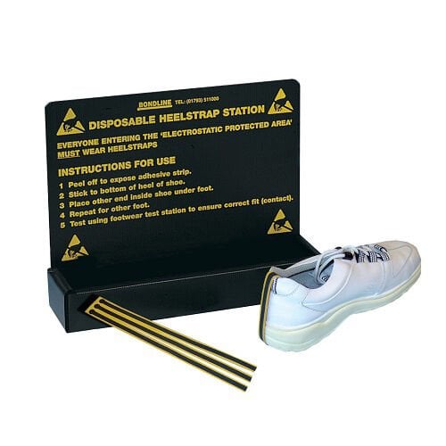 Antistatik ESD Tek Kullanımlık Topuk Bandı Haznesi BPHS