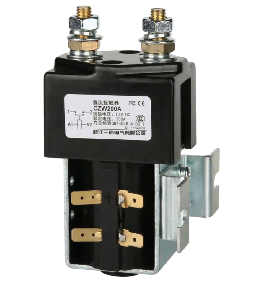 2'li Selenoid Kontaktör 12V/24V 200A