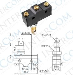 LMZ15-GQ21-B TERS MAKARALI PİM