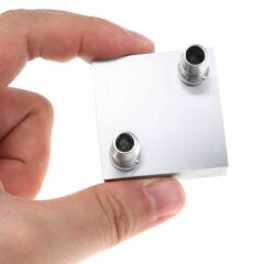 4x4cm Alüminyum Soğutucu Blok 90 Derece