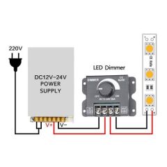 DC 12V – 24V 30A Led Dimmer