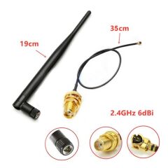 6dBi Anten + 35cm Ipex Kablo