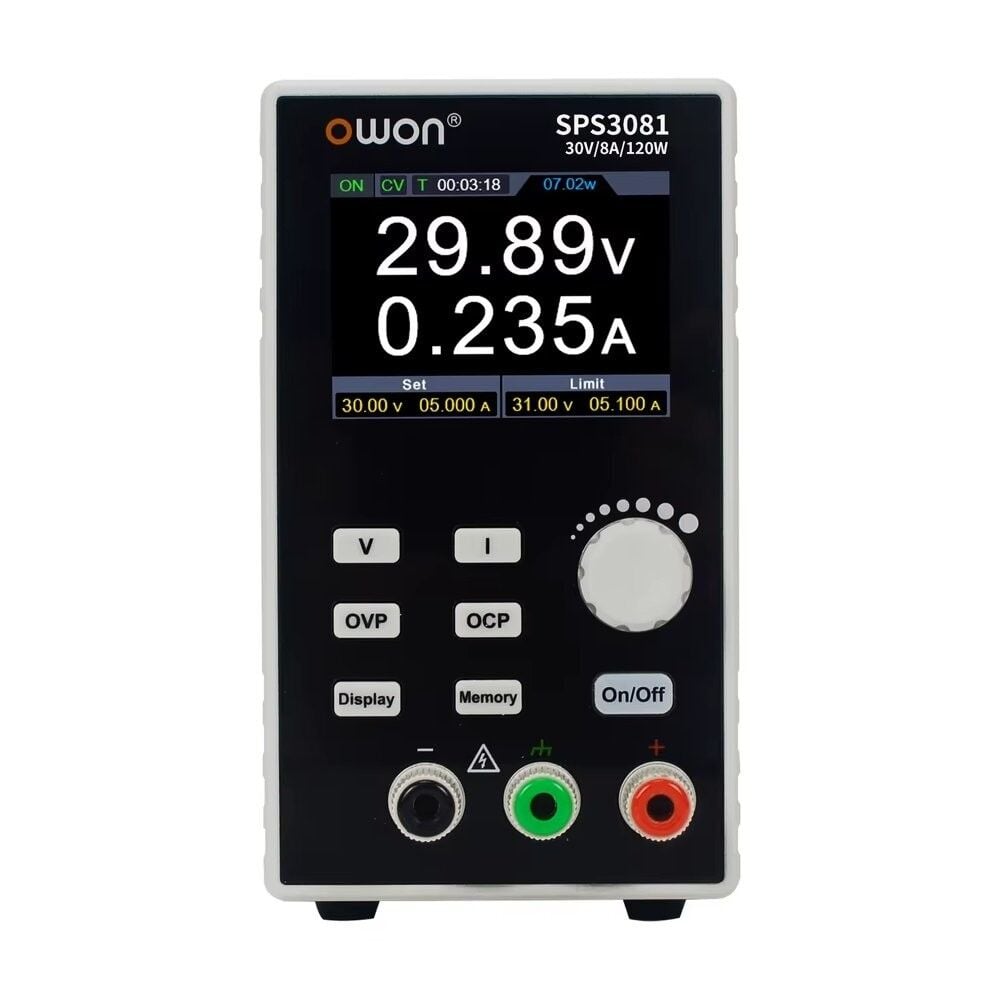 Owon SPS3081 120W 30V 8A Programlanabilir DC Güç Kaynağı