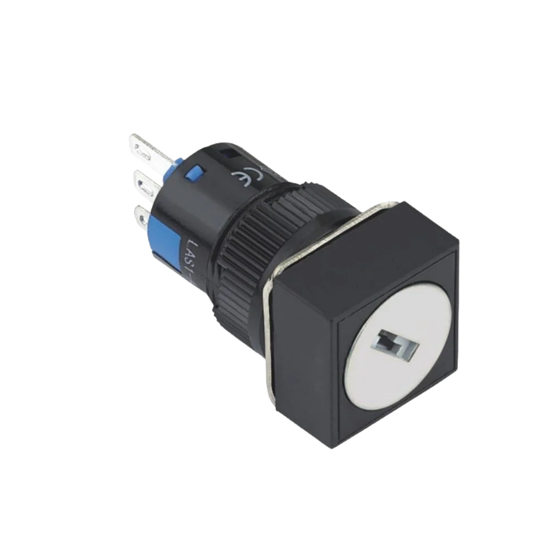 LAS1-AF-22Y 16mm Plastik Anahtarlı Switch 0-I
