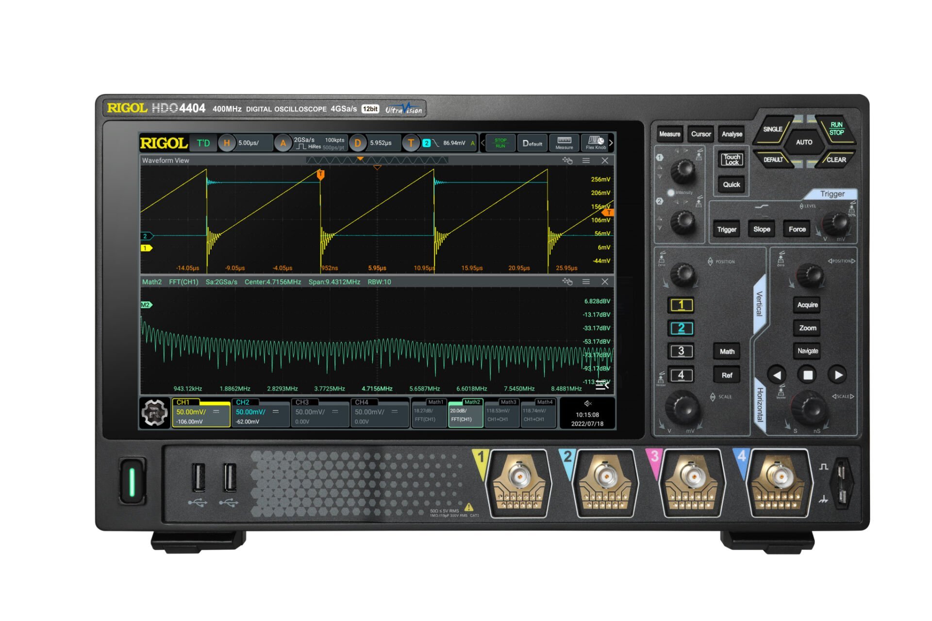 Rigol DHO4404 400 MHz 4 Kanallı Osiloskop