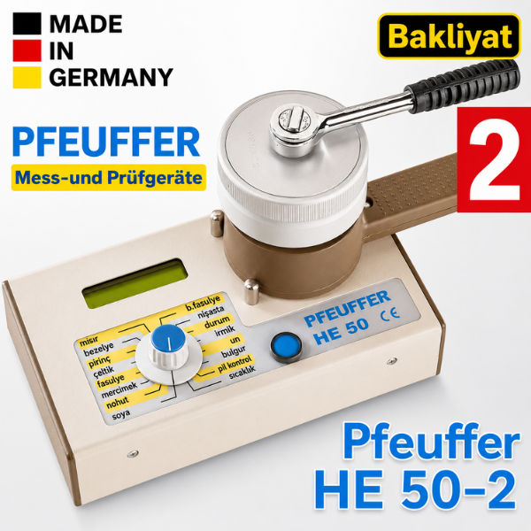 Pfeuffer HE 50-2 Kırmalı Bakliyat Nem Ölçer
