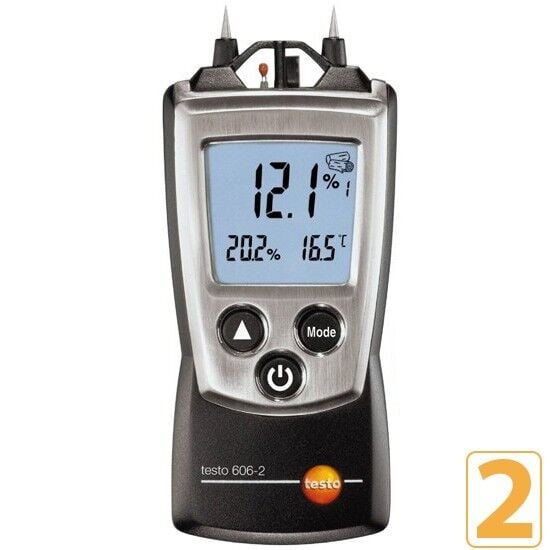 Testo 606-2 Ahşap Beton Nem, Hava Nem ve Sıcaklık Ölçer