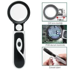 Proskit MA-023 Led Işıklı El Tipi Büyüteç