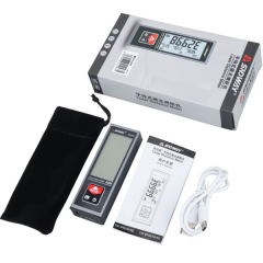 Sndway SW-B40 Geniş Yatay Göstergeli Metal Lazermetre Şarjlı