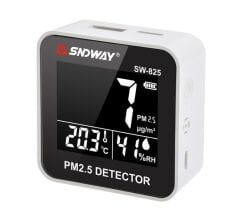 Sndway SW-825 PM2.5 Partikül Ölçer Sıcaklık ve Nem Monitörü