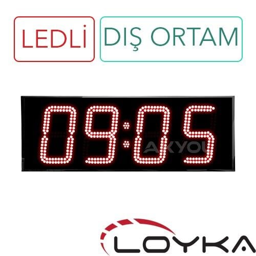 Loyka STN-204 Endüstriyel Dijital Nem ve Sıcaklık Saati (20 cm)