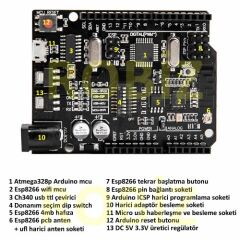 Arduino UNO R3 Esp8266 Wifi