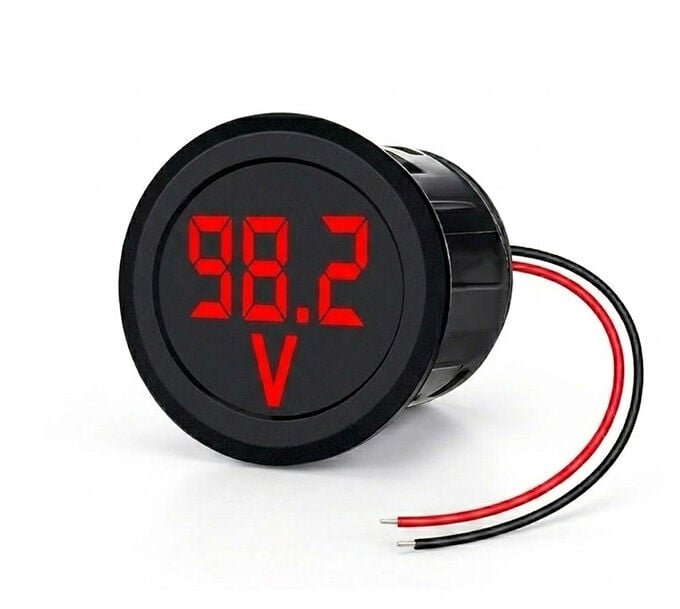 IC-230C Dijital Voltmetre DC 4-100v 30mm Kırmızı