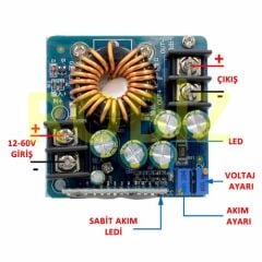400W Voltaj Düşürücü Modül