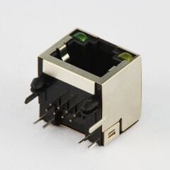 RJ45 8P8C Metal Ledli
