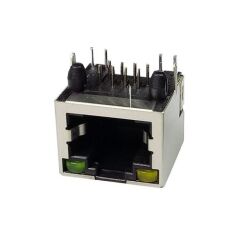 RJ45 8P8C Metal Ledli