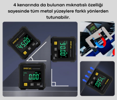 Loyka 5521 Dijital Eğim Ölçer Çift Çizgi Lazerli
