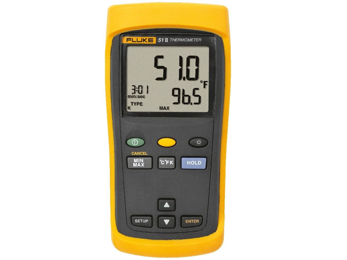 Fluke 51 II Tek Girişli Dijital Termometre