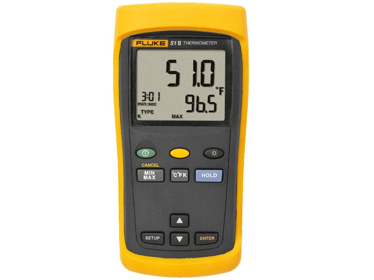 Fluke 51 II Tek Girişli Dijital Termometre