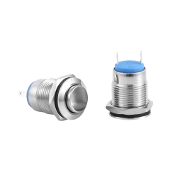 D12 | 12MM METAL YAYLI BUTON IŞIKSIZ