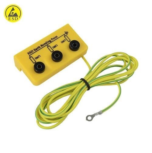 ESD Masa Altı Topraklama Terminali 3 Banana