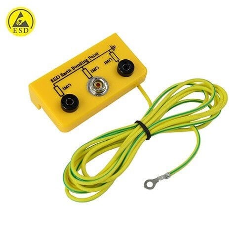 ESD Masa Altı Topraklama Terminali 3 Banana 1 Kopça