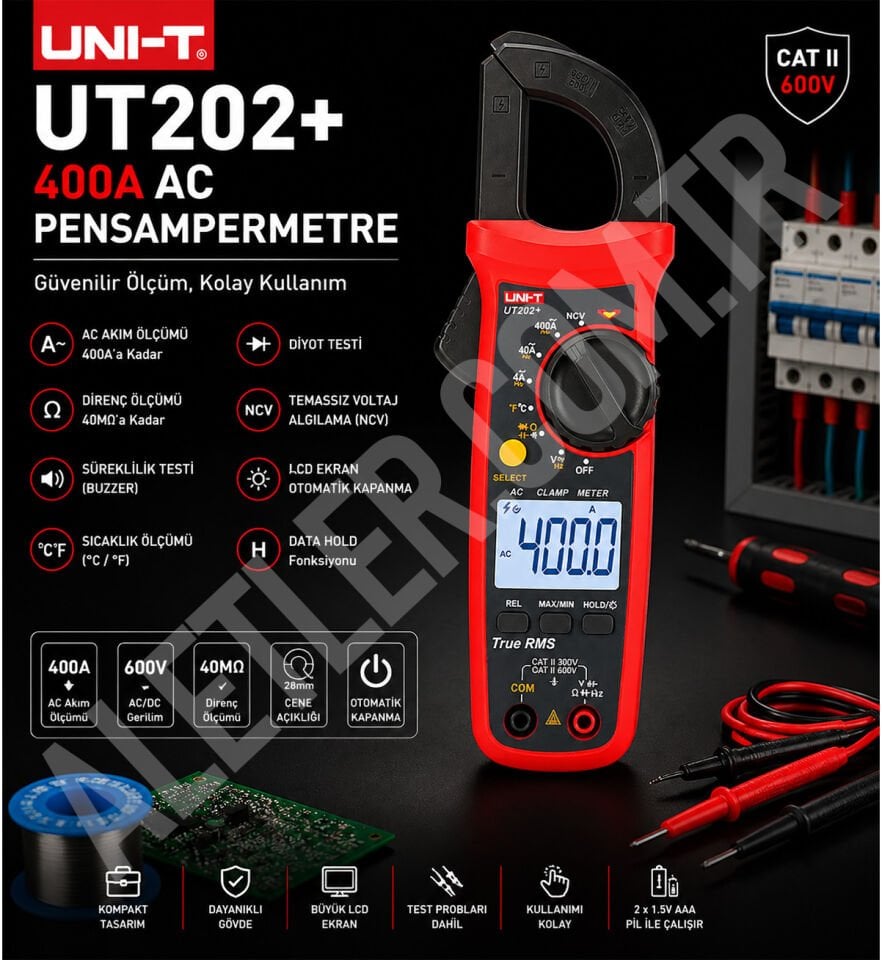Unit UT202+ 400A AC Pensampermetre