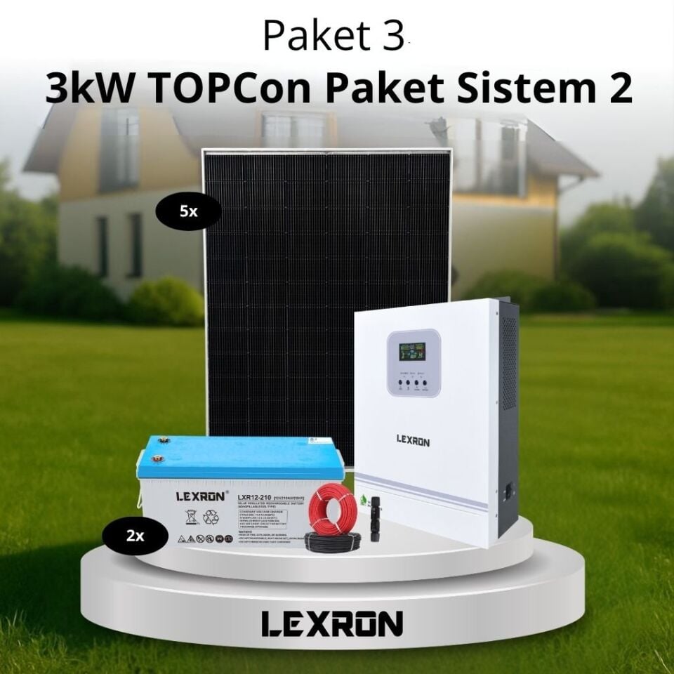 3Kw Topcon Paket Sistem 2