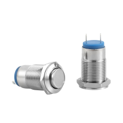 D12A | 12MM METAL KALICI BUTON IŞIKSIZ