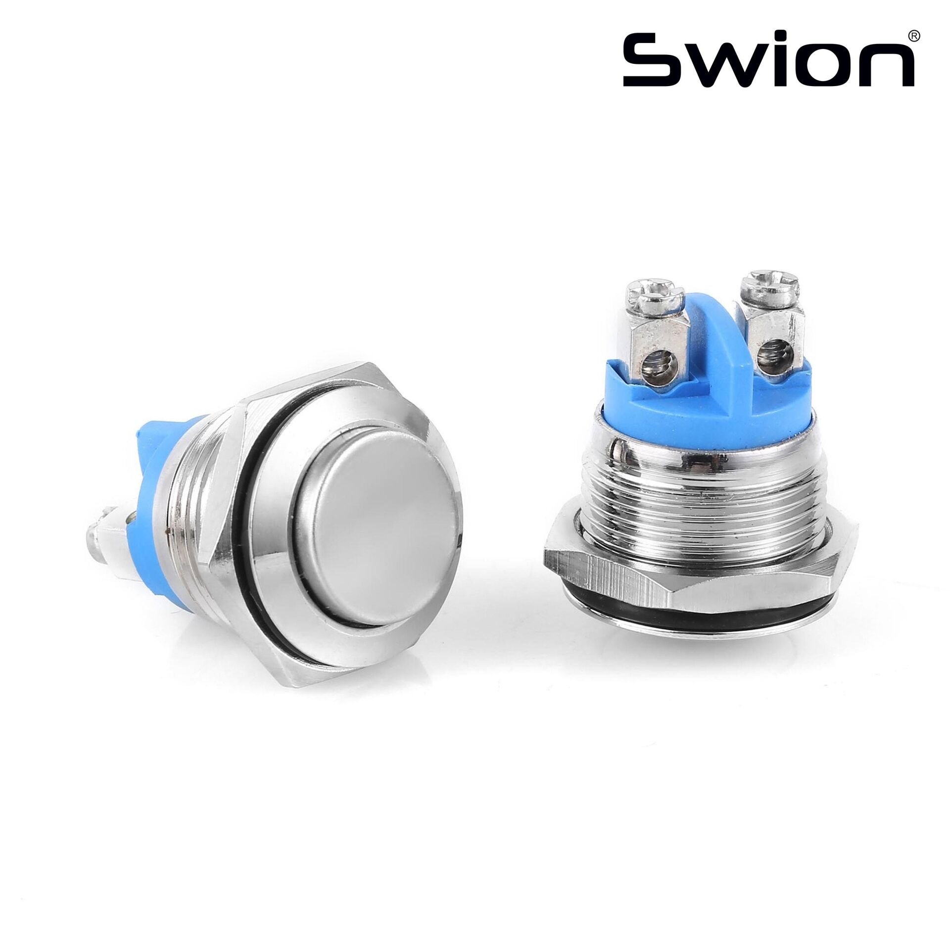 D40 | 16MM METAL YAYLI BUTON IŞIKSIZ