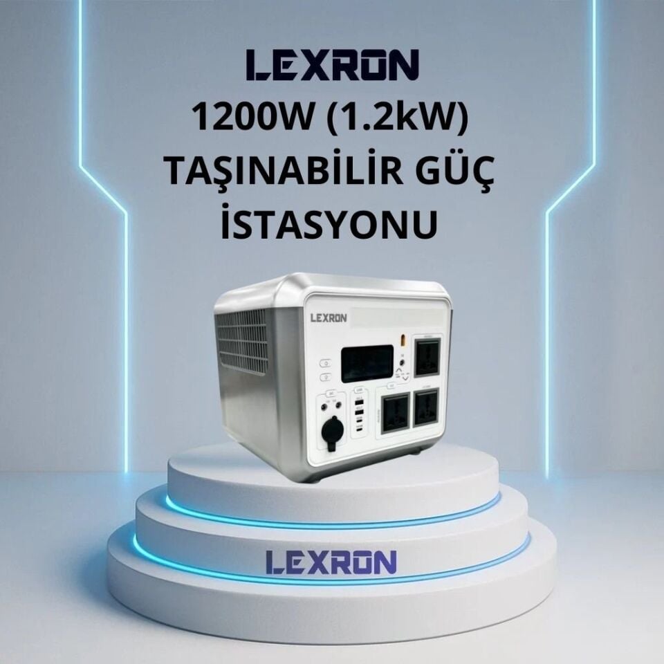 1200w (1.2kW) Taşınabilir Güç İstasyonu