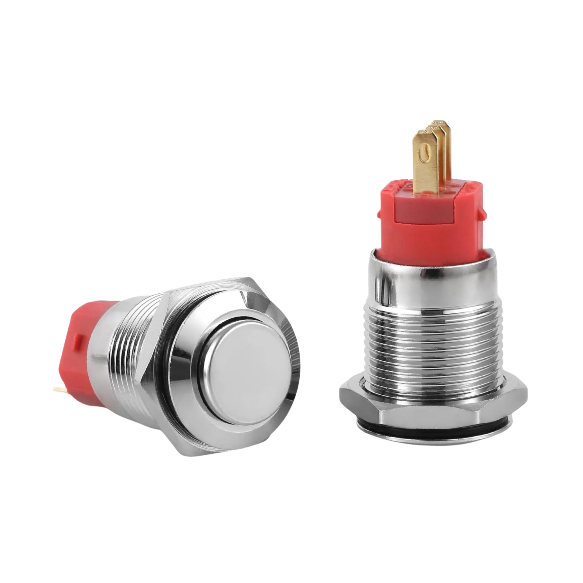 D64 | 16MM METAL KALICI BUTON IŞIKSIZ