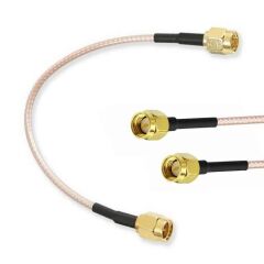 RG316 10cm Erkek Erkek SMA Kablo