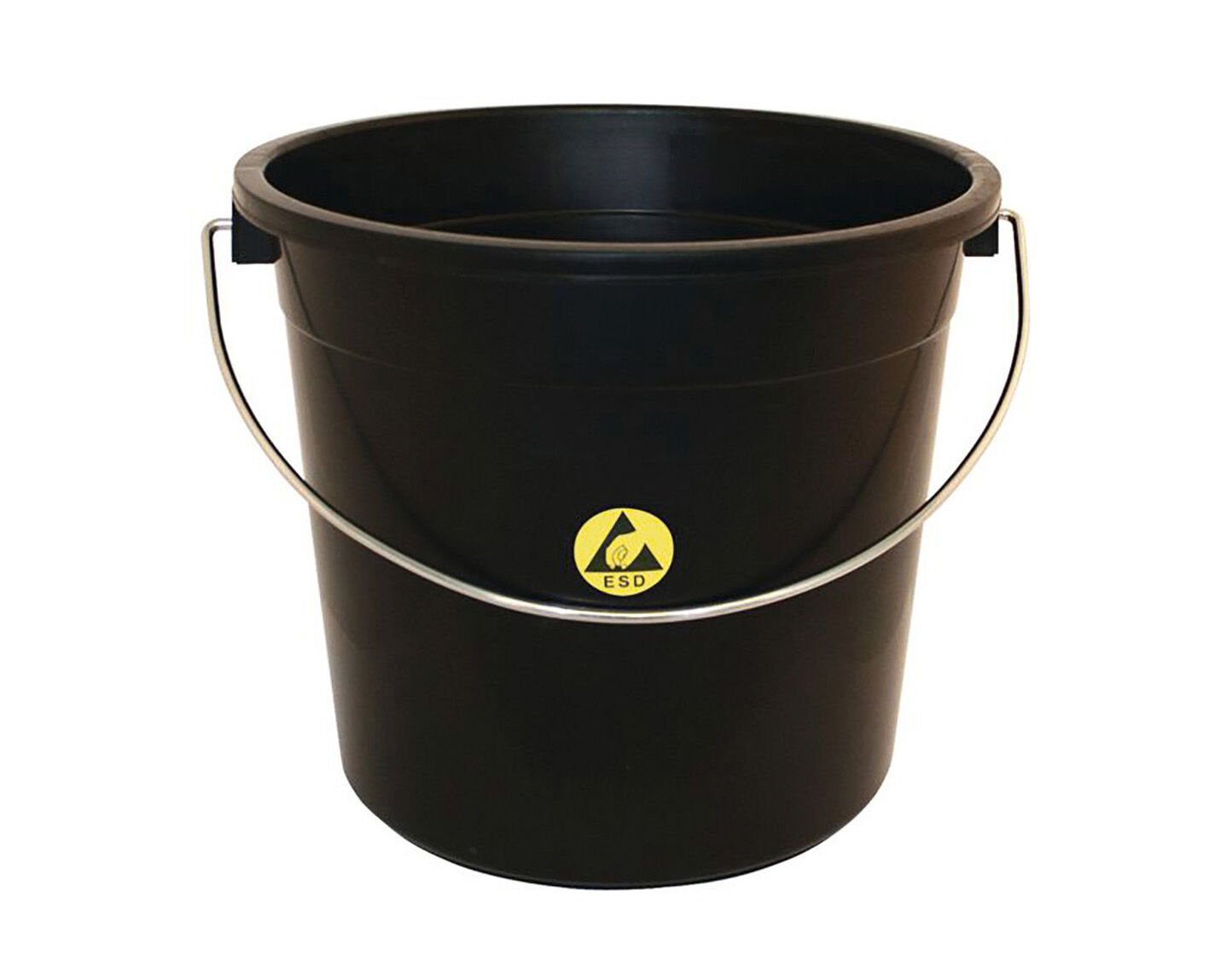 Antistatik ESD Siyah İletken Çöp Kovası 12 Litre