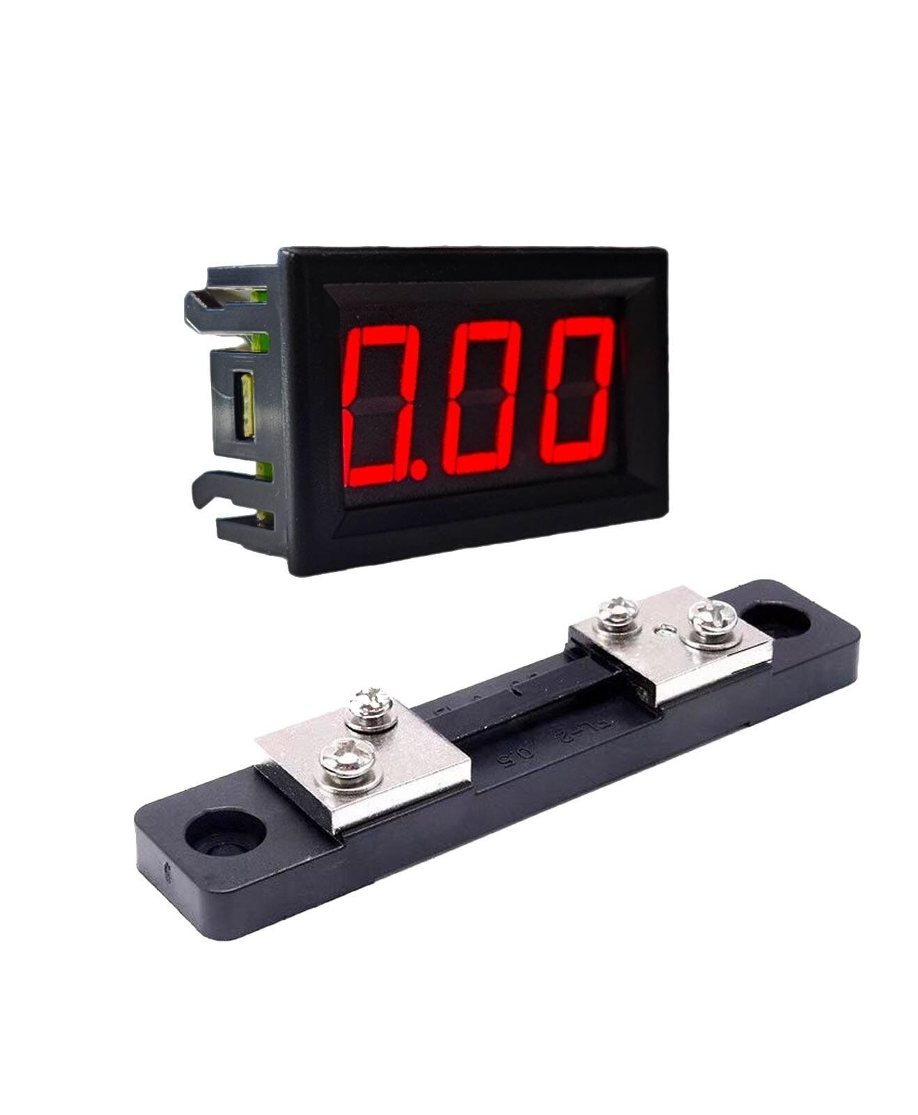 ŞÖNTLÜ DİJİTAL AMPERMETRE 0-50A