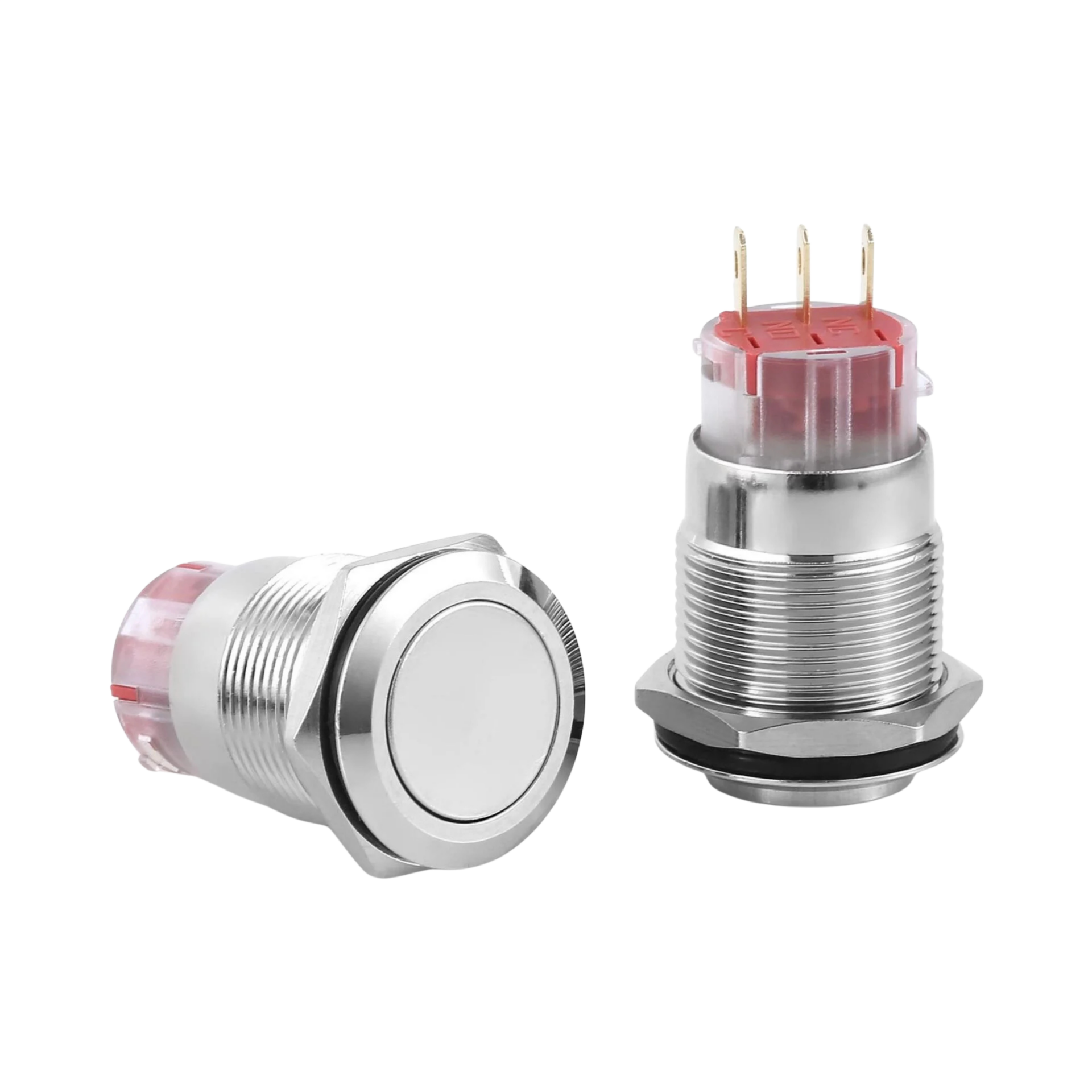 D98-1 | 19MM METAL YAYLI BUTONIŞIKSIZ 1NO / 1NC