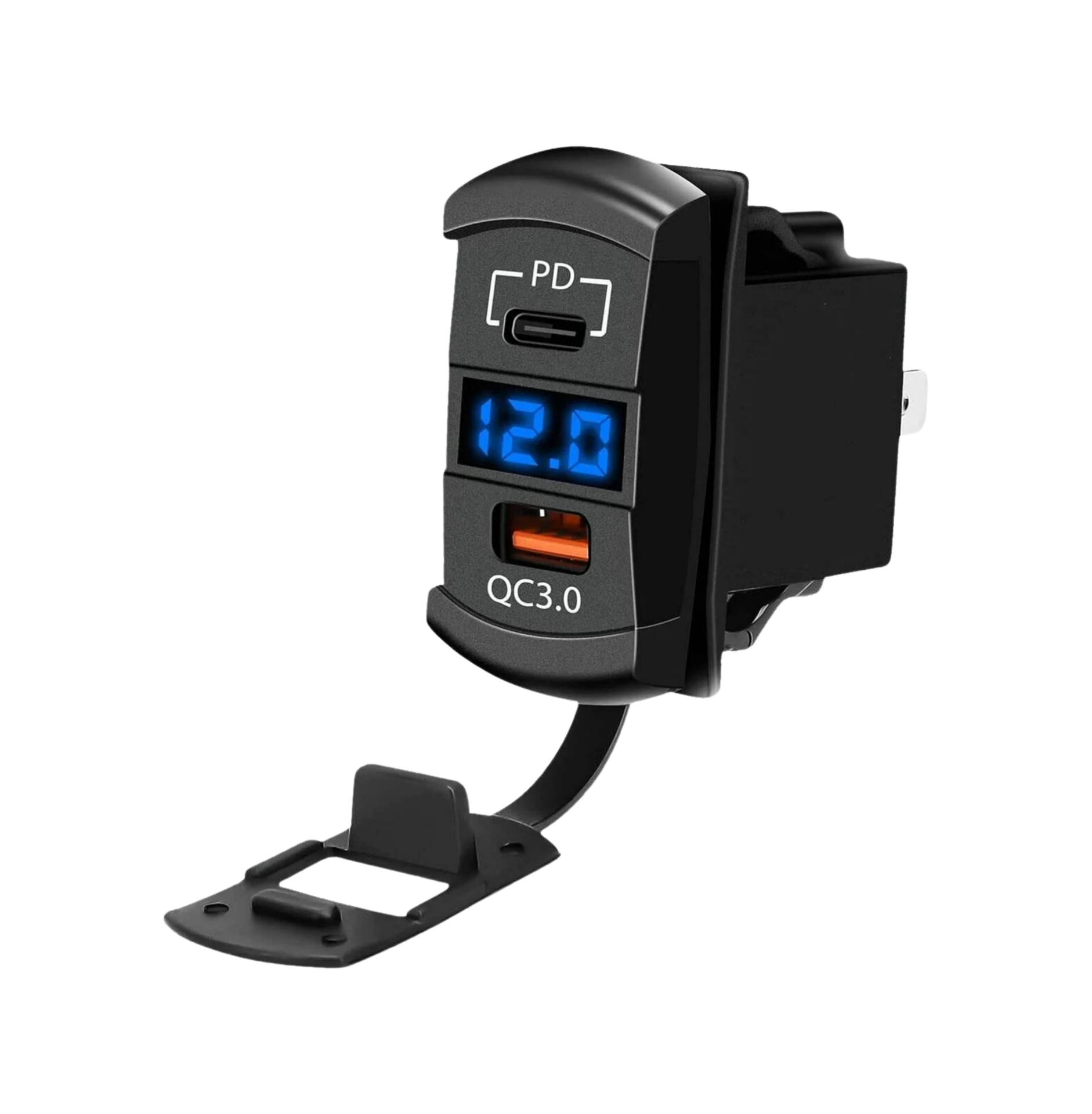 IC-266D-4 Marin Tip Voltmetreli 2'li USB 3.0 + TYPE-C