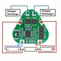3S 8A 12V BMS Koruma Kartı