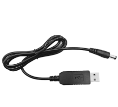 USB-BARREL JACK VOLTAJ YÜKSELTİCİ 1M KABLOLU (INP. 5V, OUTP. 12V)