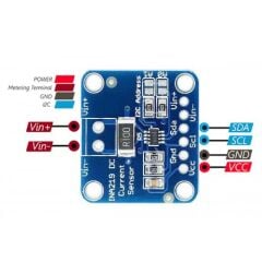 INA219 Voltaj Akım Güç İzleme Modülü