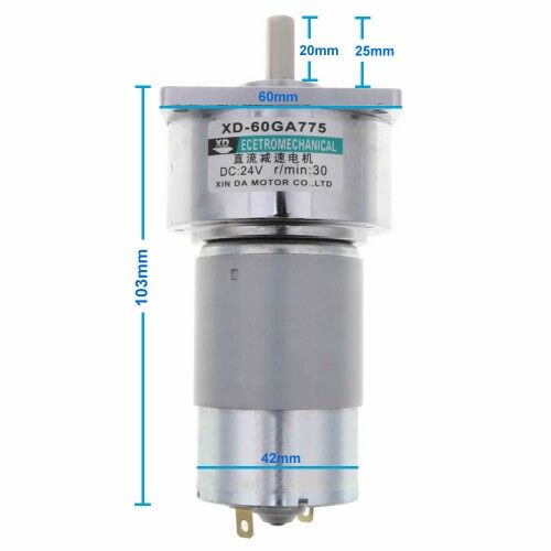 XD-60GA775 24V 30Rpm DC Motor