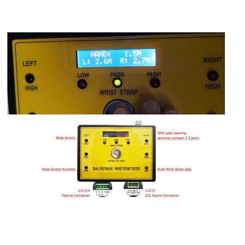ESD Test İstasyonu Dijital Ekranlı