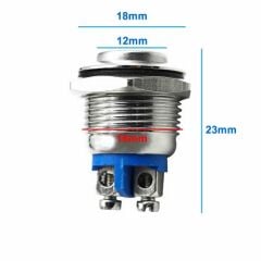 16mm Metal Push Buton Yüksek Kafa BT1603