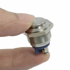 16mm Metal Push Buton Yüksek Kafa BT1603